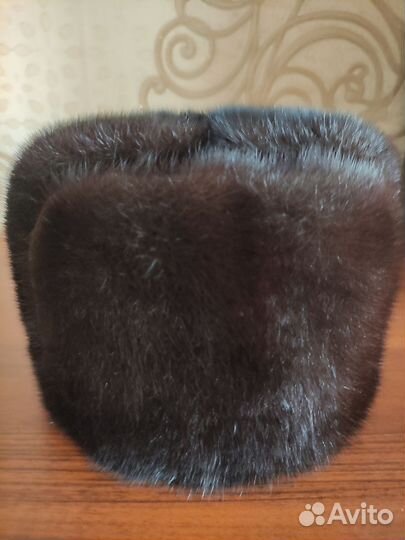 Норковая шапка мужская