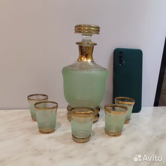 Графин с рюмками СССР