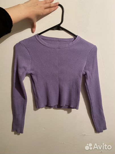 Укороченный Лонгслив топ