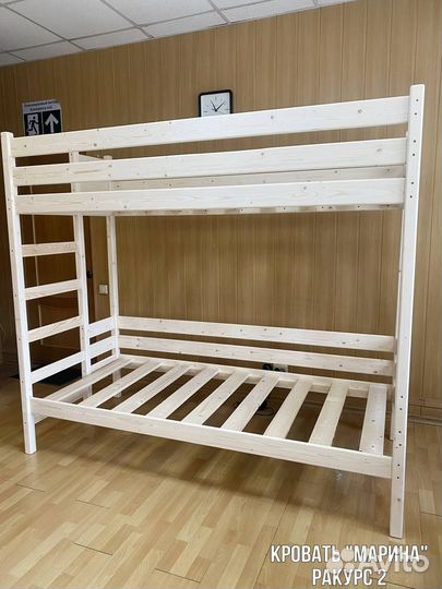 Кровать односпальная двуспальная двухъярусная от