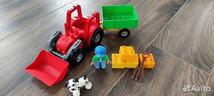 Lego Duplo полицейский участок и трактор