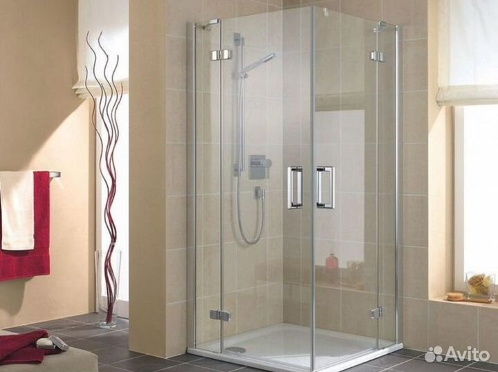 Ограждения для душа с матовым стеклом