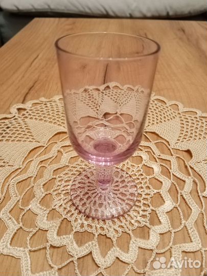 Бокалы и рюмки СССР цветное стекло