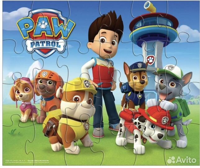 Щенячий патруль набор пазлы