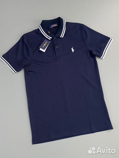 Поло Polo ralph lauren синее