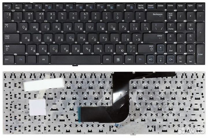 Клавиатура для Samsung RC508 RC510 RC520 черная