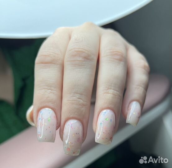 Маникюр наращивание