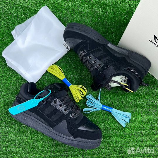 Кроссовки Adidas Bad Bunny чёрные