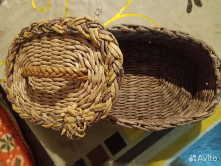 Плетение из бумажной лозы