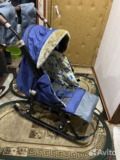 Санки коляска galaxy