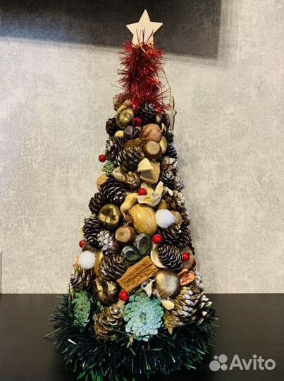 Поделка новогодняя, эко Елка