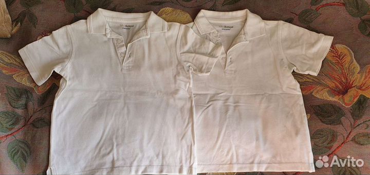 Школьные рубашки поло жилетка кардиганы брюки