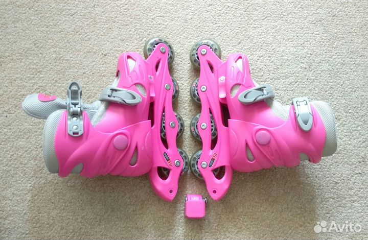 Роликовые коньки детские 32-35 р. для девочки