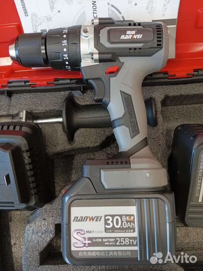 Новый Шуруповерт Nanwei для ледобура 2 акб