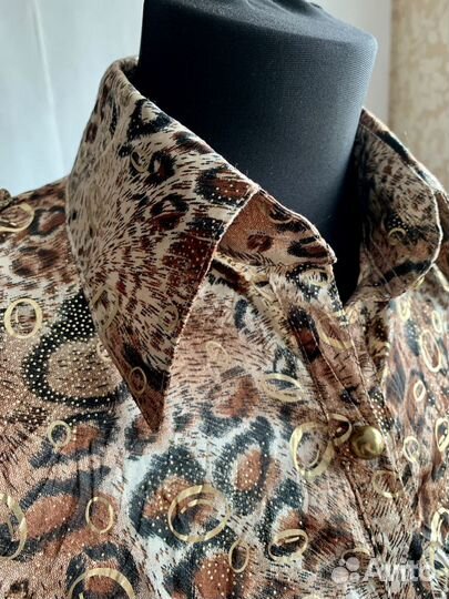 Рубашка женская леопард 2 цвета