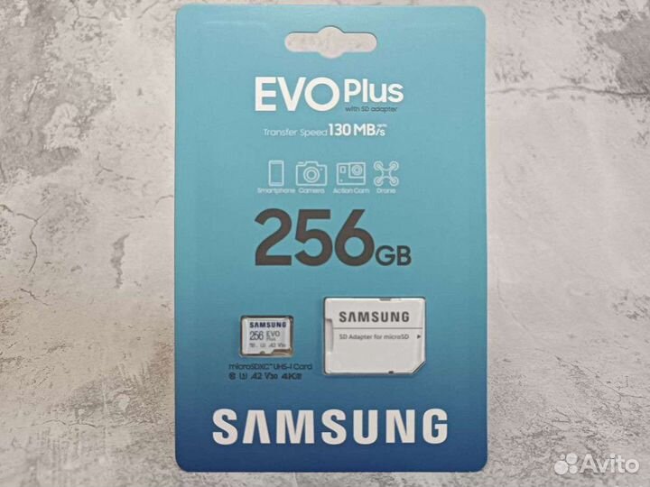 Samsung Evo Plus 256gb Microsd. Go.Pro. DJI Camera