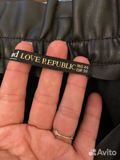 Шорты женские кожаные