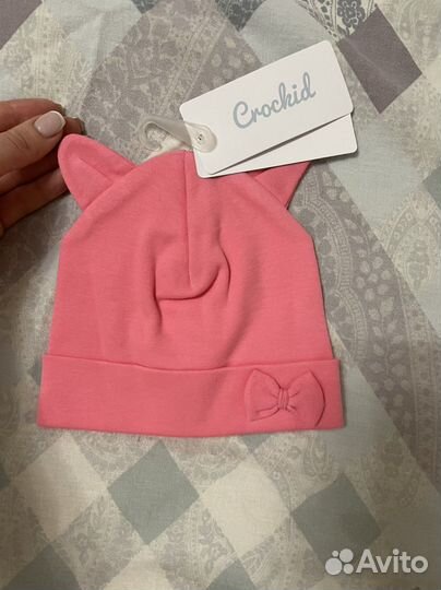Шапочка для девочки crockid 42-44