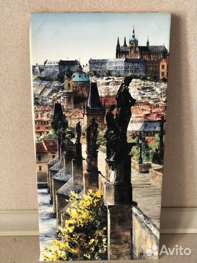 Картины из Чехии с видами Праги и замка