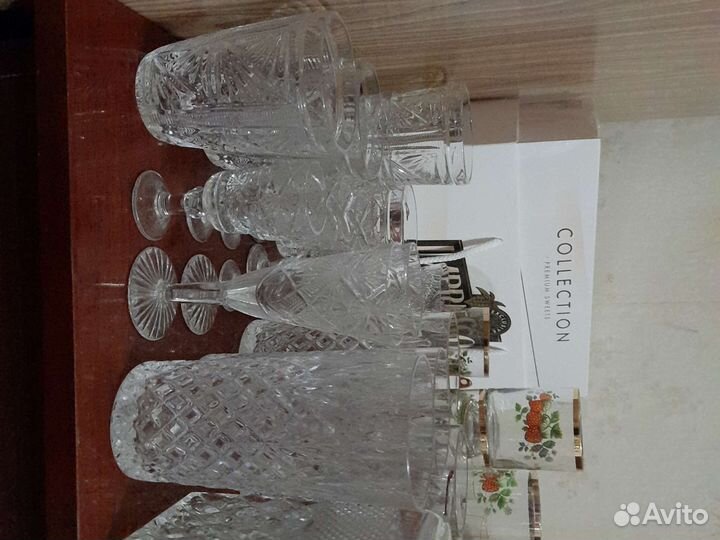 Графины, стаканы, рюмочки СССР