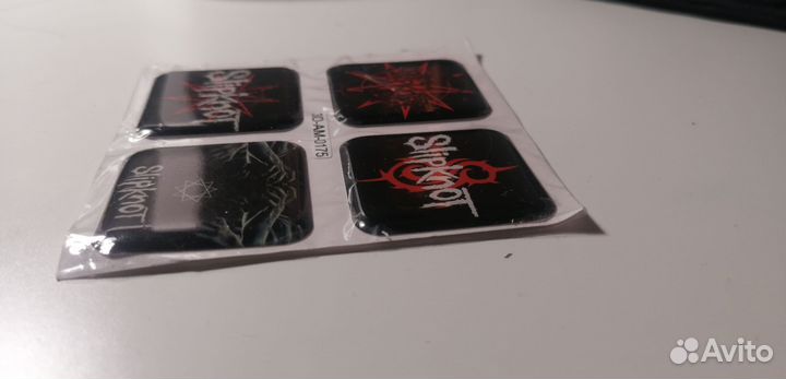 3d наклейки slipknot