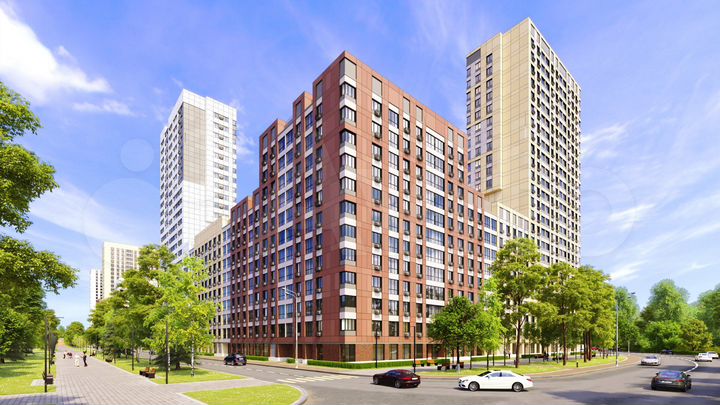 Квартира-студия, 29,8 м², 10/13 эт.