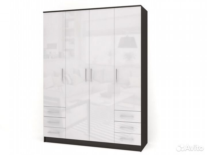 Шкаф четырехстворчатый 