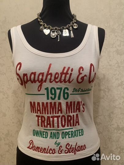 Женский топ майка Dolce & Gabbana Италия