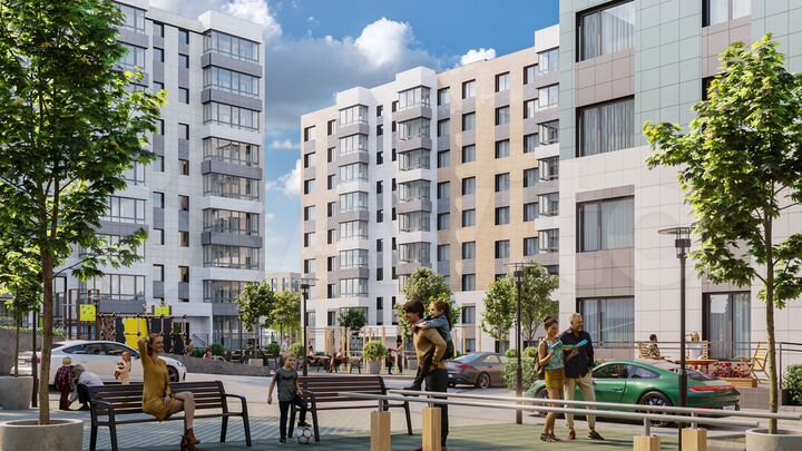 1-к. квартира, 32,1 м², 9/9 эт.