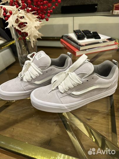 Кеды vans knu skool серые оригинальные