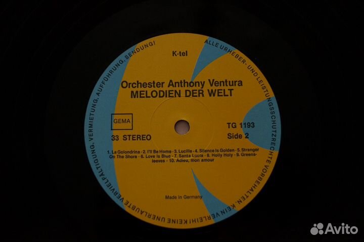 Orchester Anthony Ventura – Melodien Der Welt