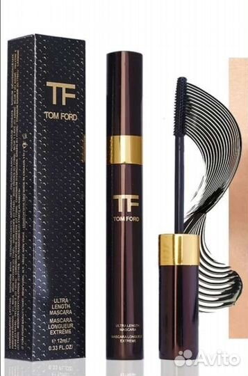 Черная Тушь для ресниц новая силиконовая щёточка