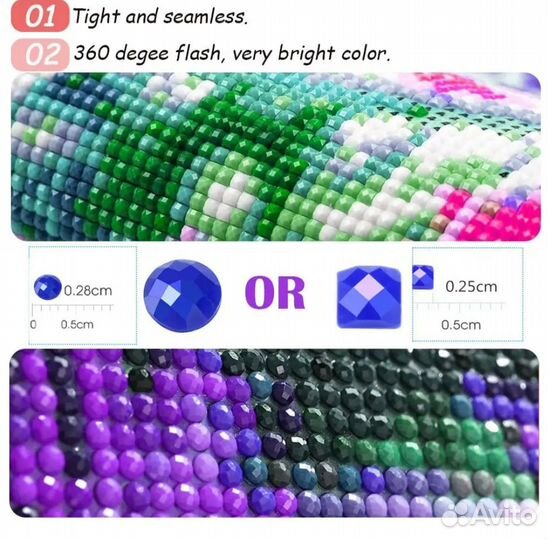 Картина по номерам алмазная аниме