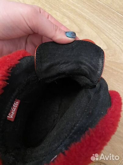 Полусапожки зимние кожа 39