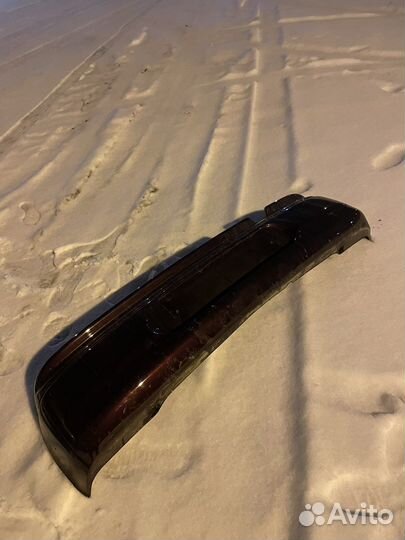 Задний бампер ваз 2110 цвет красный