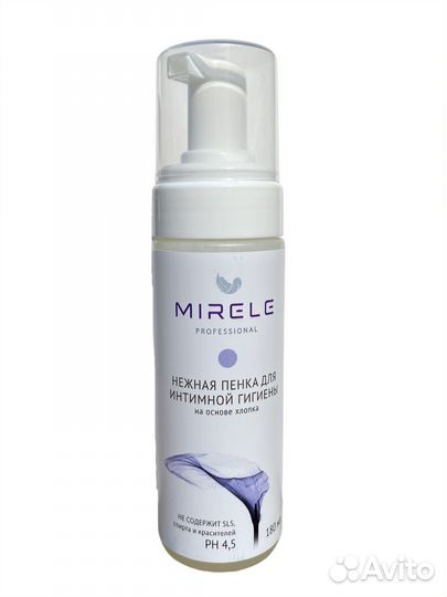 Нежная пенка для интимной гигиены PH 4,5 Mirele