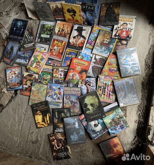 Двд диски разные