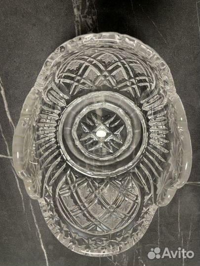 Салатник хрустальный маленький СССР