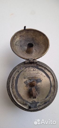 Старинная бензиновая настольная зажигалка