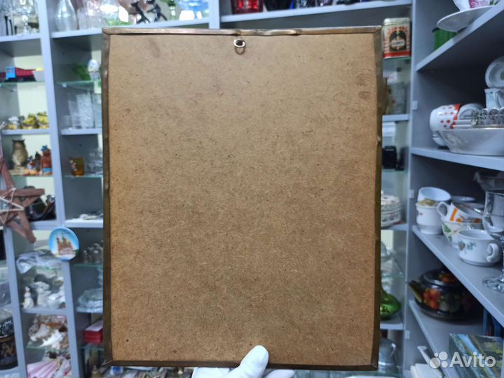 Девушка Со Скрипкой Медное Панно Чеканка СССР