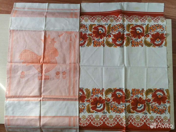 Ссср-Полотенца*2+Рушники:Лён.Жаккард,Х/б,Вафельные