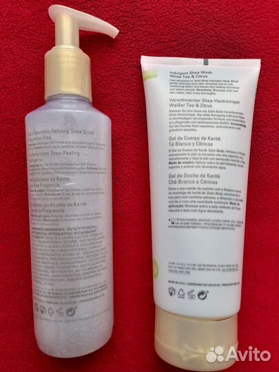 Гель для душа с маслом ши + скраб для рук Mary Kay