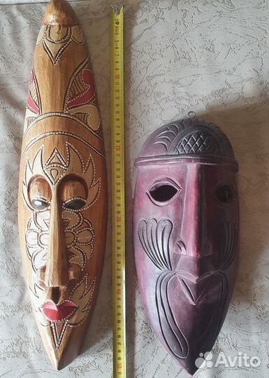 Маски из дерева африканские шри ланка таиланд
