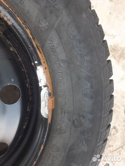 Зимние шипованные колёса r14 matador
