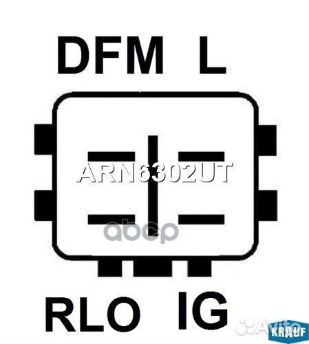 ARN6302UT krauf Регулятор генератора ARN6302UT