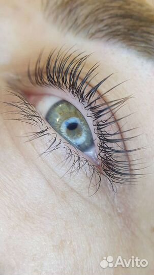 Ламинирование ресниц, оформление бровей