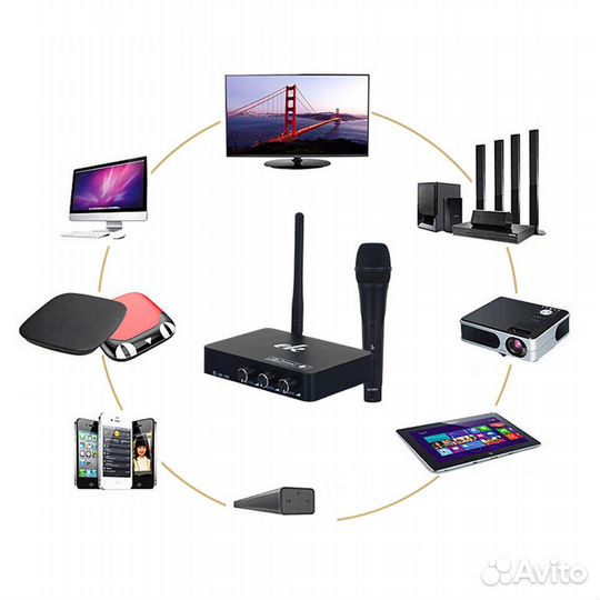 Караоке-система К2 B c беспроводными микрофонами