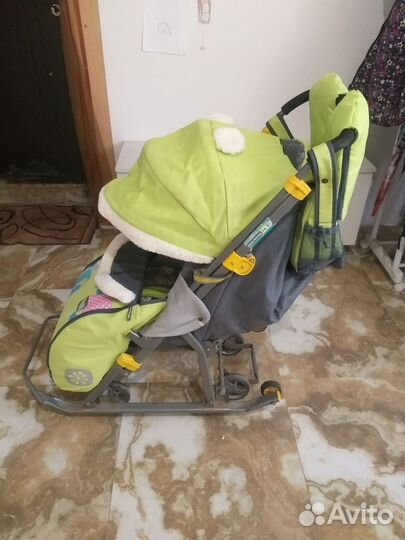 Детские санки-коляска ника нд7-2