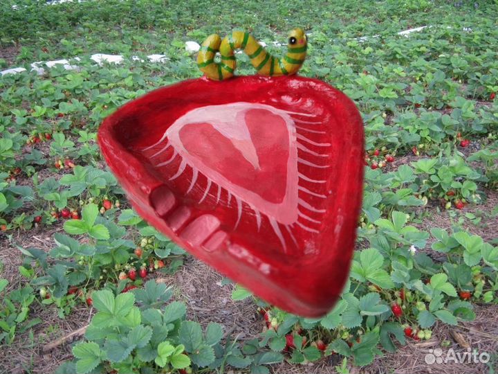 Пепельница из глины