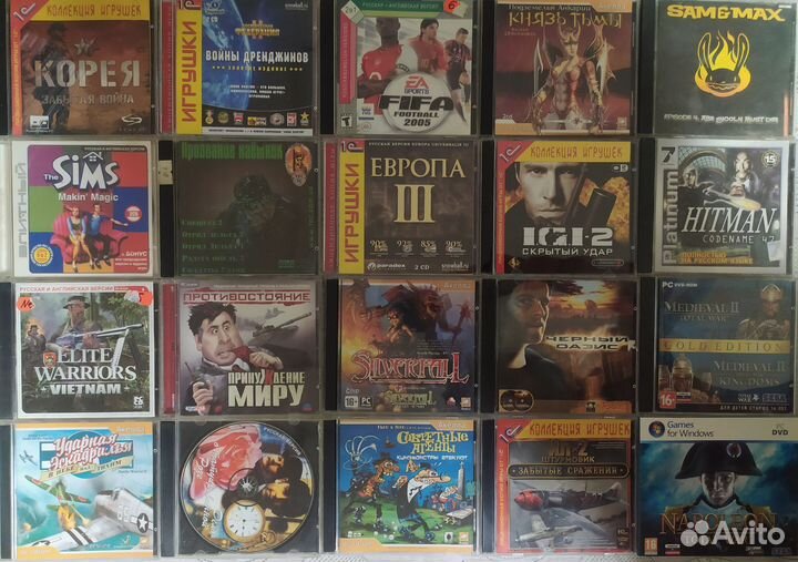 Игры для компьютера. Цены в описании
